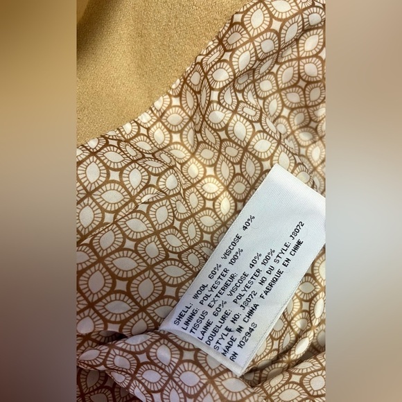 Anthropologie Tulle Wool Pea Coat Button & Belted Waist Closure 
Women’s Size XS - Picture 5 of 6